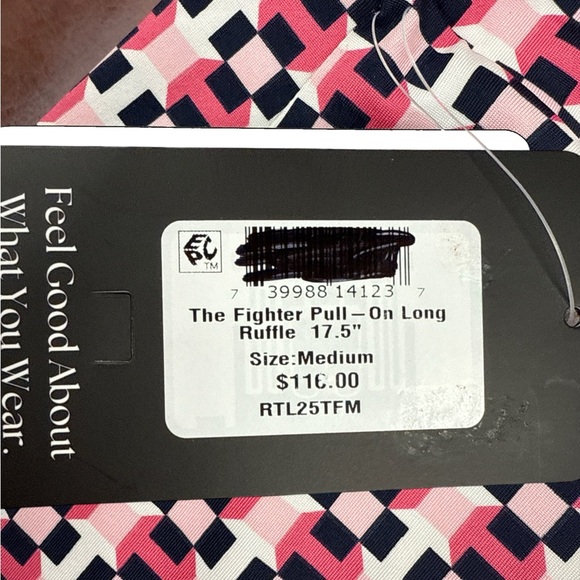 Golftini The Fighter Pink and Black Golf Skort NWT - Picture 5 of 7